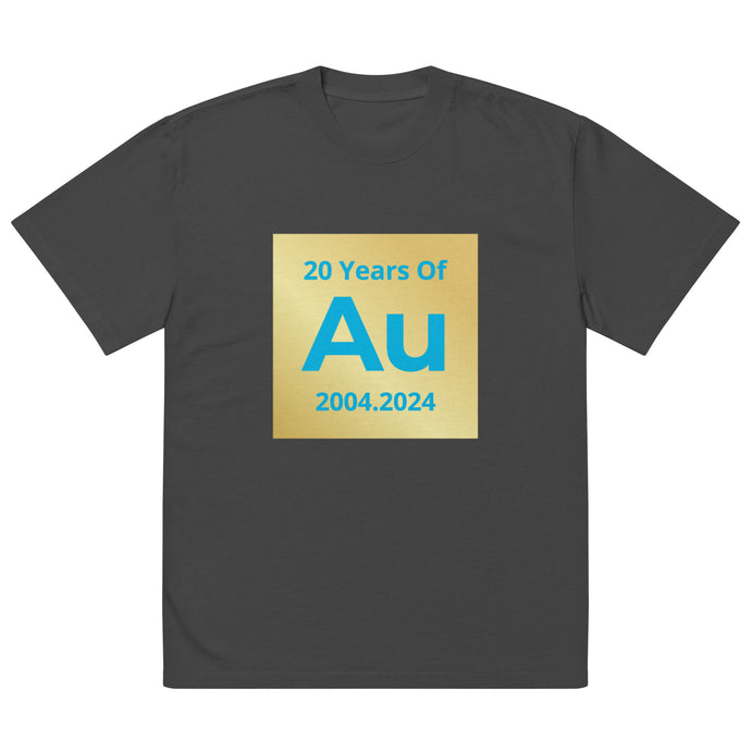 AU Gold Oversized Faded T-shirt