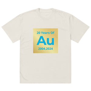 AU Gold Oversized Faded T-shirt