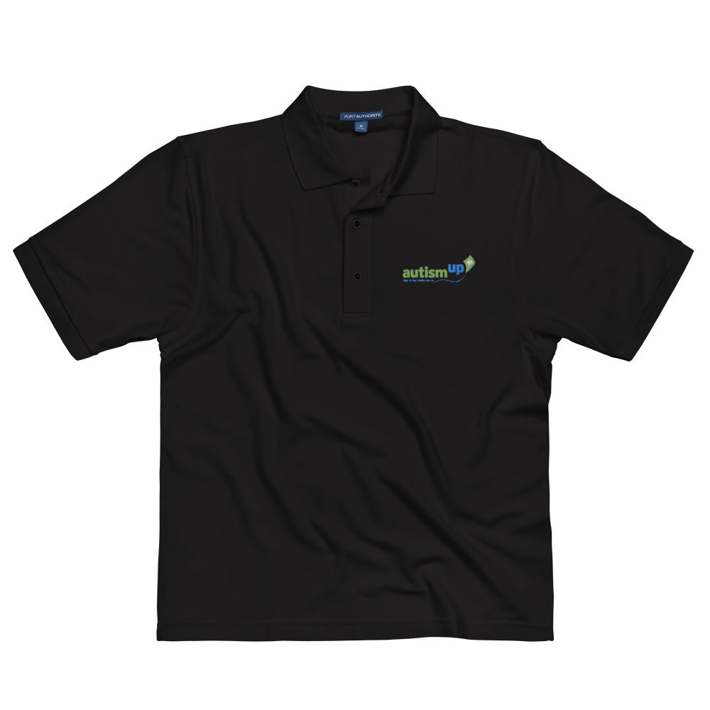 AutismUp Logo Men's Premium Polo Golf Shirt