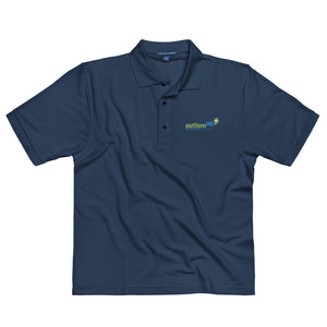 AutismUp Logo Men's Premium Polo Golf Shirt