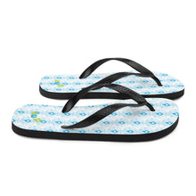 Load image into Gallery viewer, AU Wanderlust Stamp Flip-Flops