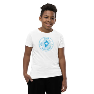 AU Wanderlust Stamp Youth Short Sleeve T-Shirt (Unisex)